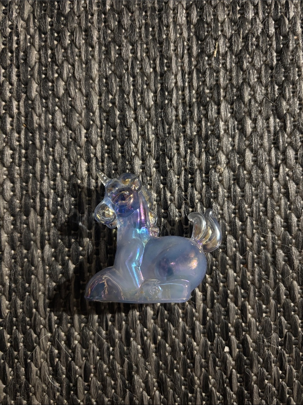 Vintage Boyd Little Glass Lucky The Unicorn Mulberry Collectible